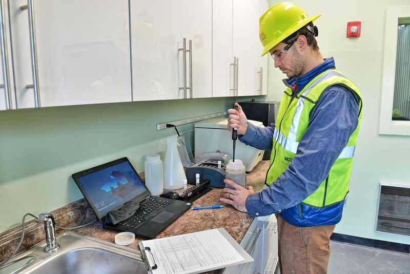 Waste Management lab at CORe Facility