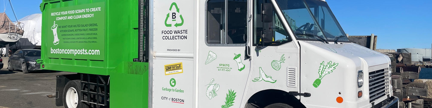 boston food waste collection truck